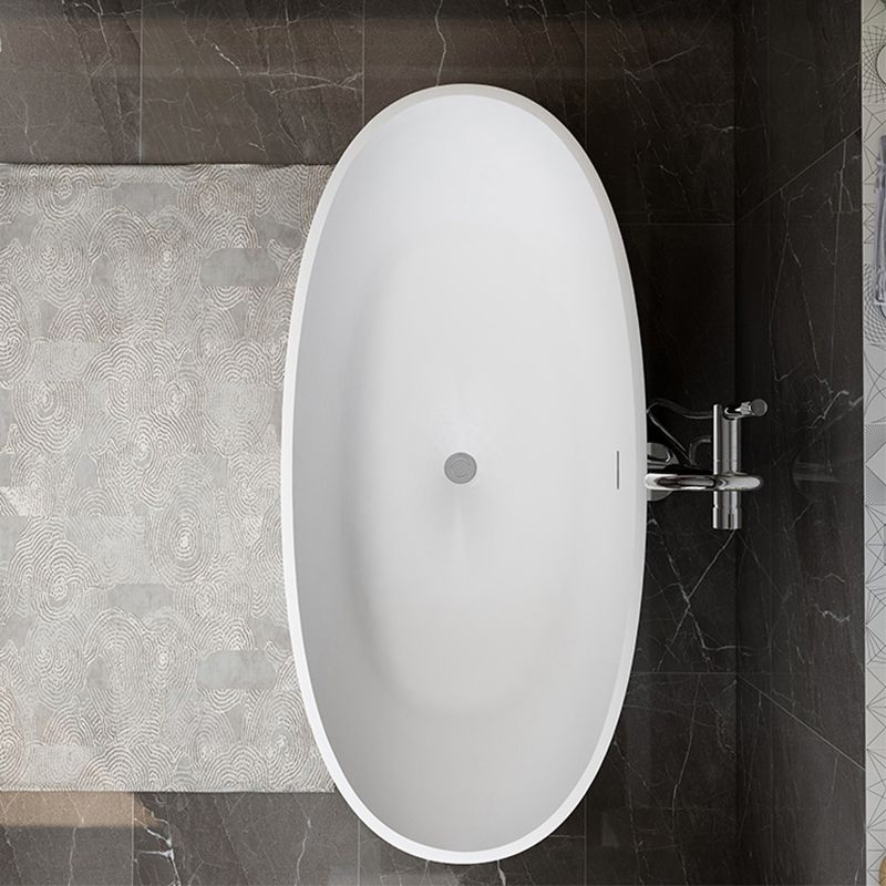 Stone Soaking Bathtub Antique Finish Flat Bottom Back to Wall Bath Tub Clearhalo 'Bathroom Remodel & Bathroom Fixtures' 'Bathtubs' 'Home Improvement' 'home_improvement' 'home_improvement_bathtubs' 'Showers & Bathtubs' 1200x1200_f8083c39-17a6-4121-8965-9d749fb502aa