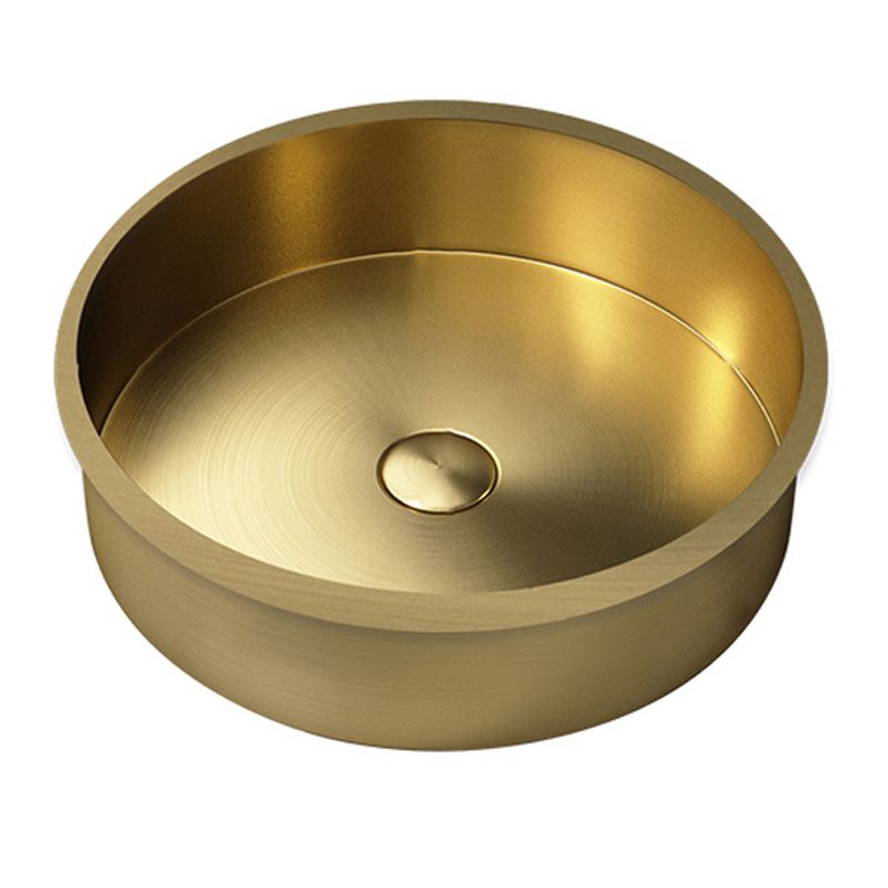 Round Bathroom Sink Modern Undermount Bathroom Sink with Faucet Clearhalo 'Bathroom Remodel & Bathroom Fixtures' 'Bathroom Sinks & Faucet Components' 'Bathroom Sinks' 'bathroom_sink' 'Home Improvement' 'home_improvement' 'home_improvement_bathroom_sink' 1200x1200_f80cb91e-a206-4579-aa99-6f770d7b247f