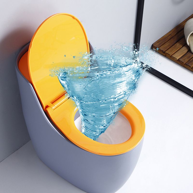 Contemporary Floor Mount Flush Toilet Siphon Jet Ceramic Urine Toilet for Bathroom Clearhalo 'Bathroom Remodel & Bathroom Fixtures' 'Home Improvement' 'home_improvement' 'home_improvement_toilets' 'Toilets & Bidets' 'Toilets' 1200x1200_f80f3ae8-85a3-42e5-b10f-69a45b29c3d7