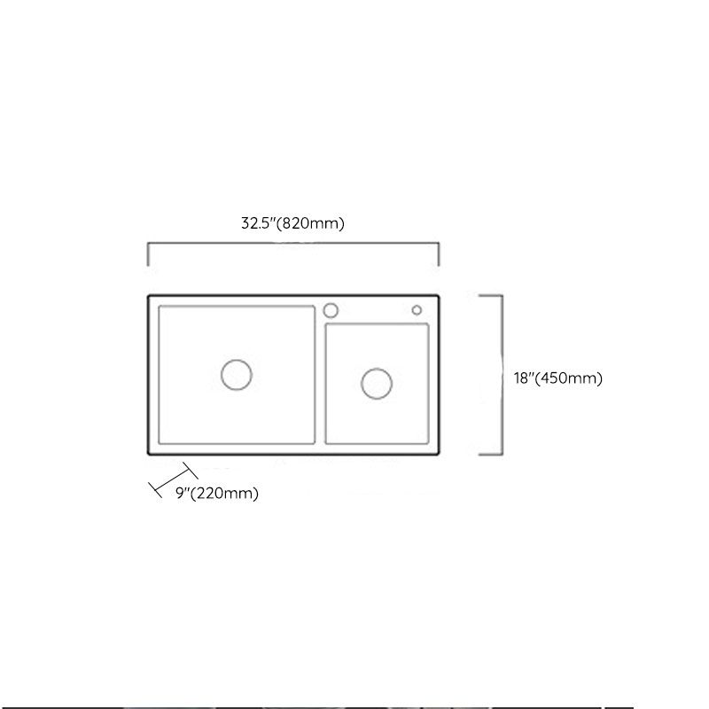Modern Kitchen Bar Sink Stainless Steel with Drain Strainer Kit and Soap Dispenser Sink Clearhalo 'Home Improvement' 'home_improvement' 'home_improvement_kitchen_sinks' 'Kitchen Remodel & Kitchen Fixtures' 'Kitchen Sinks & Faucet Components' 'Kitchen Sinks' 'kitchen_sinks' 1200x1200_f813d9ae-bde2-43b7-adba-493e7ce0014c