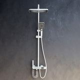 Modern Style Rectangle Shower System Spot Resist Copper Wall Mounted Shower System Clearhalo 'Bathroom Remodel & Bathroom Fixtures' 'Home Improvement' 'home_improvement' 'home_improvement_shower_faucets' 'Shower Faucets & Systems' 'shower_faucets' 'Showers & Bathtubs Plumbing' 'Showers & Bathtubs' 1200x1200_f83a8d2a-2668-431a-b036-2891a46e83c8