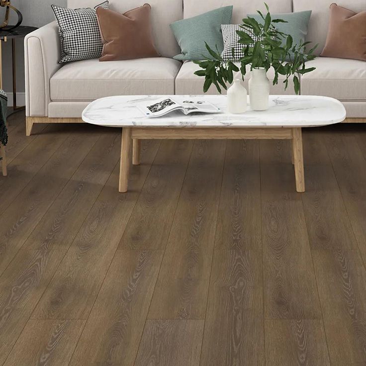 Light Wooden Laminate Plank Flooring Scratch Resistant Laminate Floor Clearhalo 'Flooring 'Home Improvement' 'home_improvement' 'home_improvement_laminate_flooring' 'Laminate Flooring' 'laminate_flooring' Walls and Ceiling' 1200x1200_f83aba77-4dfa-4248-9831-9e5ae882d888