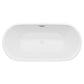 Matte Finish Acrylic Freestanding Tub Contemporary Oval Bathtub Clearhalo 'Bathroom Remodel & Bathroom Fixtures' 'Bathtubs' 'Home Improvement' 'home_improvement' 'home_improvement_bathtubs' 'Showers & Bathtubs' 1200x1200_f84cc5ae-e57d-4b18-8a12-ab423e641474