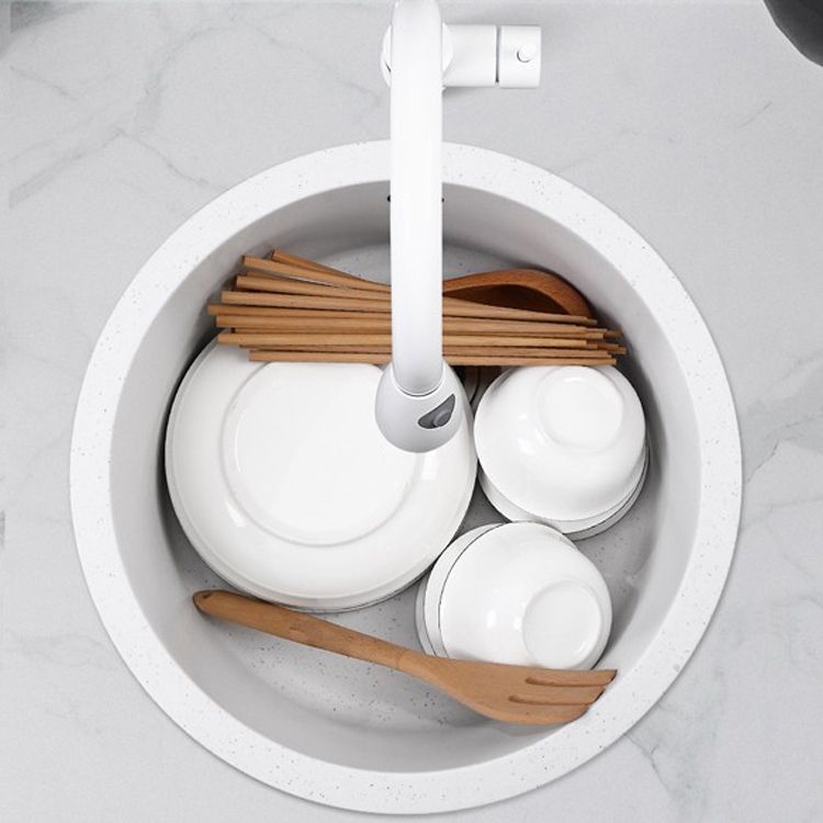 Contemporary Style Kitchen Sink Overflow Hole Design Drop-In Quartz Kitchen Sink Clearhalo 'Home Improvement' 'home_improvement' 'home_improvement_kitchen_sinks' 'Kitchen Remodel & Kitchen Fixtures' 'Kitchen Sinks & Faucet Components' 'Kitchen Sinks' 'kitchen_sinks' 1200x1200_f85010a2-6f6f-4b23-b9e0-383af778e04b