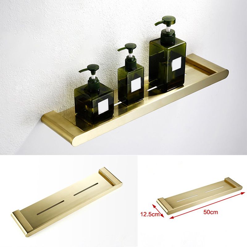 Brushed Brass Metal Bathroom Accessory As Individual Or As a Set Clearhalo 'Bathroom Hardware Sets' 'Bathroom Hardware' 'Bathroom Remodel & Bathroom Fixtures' 'bathroom_hardware_sets' 'Home Improvement' 'home_improvement' 'home_improvement_bathroom_hardware_sets' 1200x1200_f85c7c48-cbc9-4ddf-8d98-afb02d28ffb5