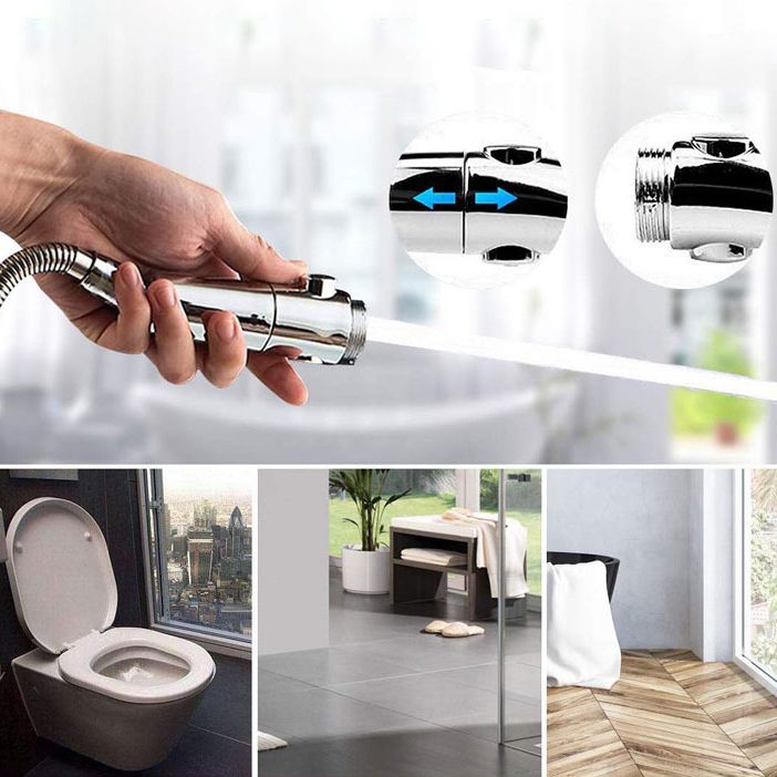 Contemporary Handheld Shower Head Silver 3-Spray Patterns Wall-Mount Showerhead Clearhalo 'Bathroom Remodel & Bathroom Fixtures' 'Home Improvement' 'home_improvement' 'home_improvement_shower_heads' 'Shower Heads' 'shower_heads' 'Showers & Bathtubs Plumbing' 'Showers & Bathtubs' 1200x1200_f85f4b34-6851-4f40-aa23-509caa88e15e