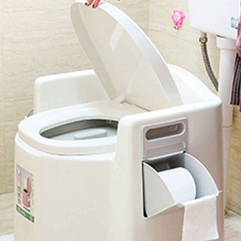 Contemporary Plastic Toilet Floor Mounted Toilet Bowl for Washroom Clearhalo 'Bathroom Remodel & Bathroom Fixtures' 'Home Improvement' 'home_improvement' 'home_improvement_toilets' 'Toilets & Bidets' 'Toilets' 1200x1200_f86928cb-2474-429a-ae94-687b4d0a8fea