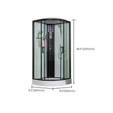 Tempered Easy Clean Glass Glass Tub & Shower Kit Double Sliding Shower Stall Clearhalo 'Bathroom Remodel & Bathroom Fixtures' 'Home Improvement' 'home_improvement' 'home_improvement_shower_stalls_enclosures' 'Shower Stalls & Enclosures' 'shower_stalls_enclosures' 'Showers & Bathtubs' 1200x1200_f873fde0-afa2-4ddc-b995-840110d49967