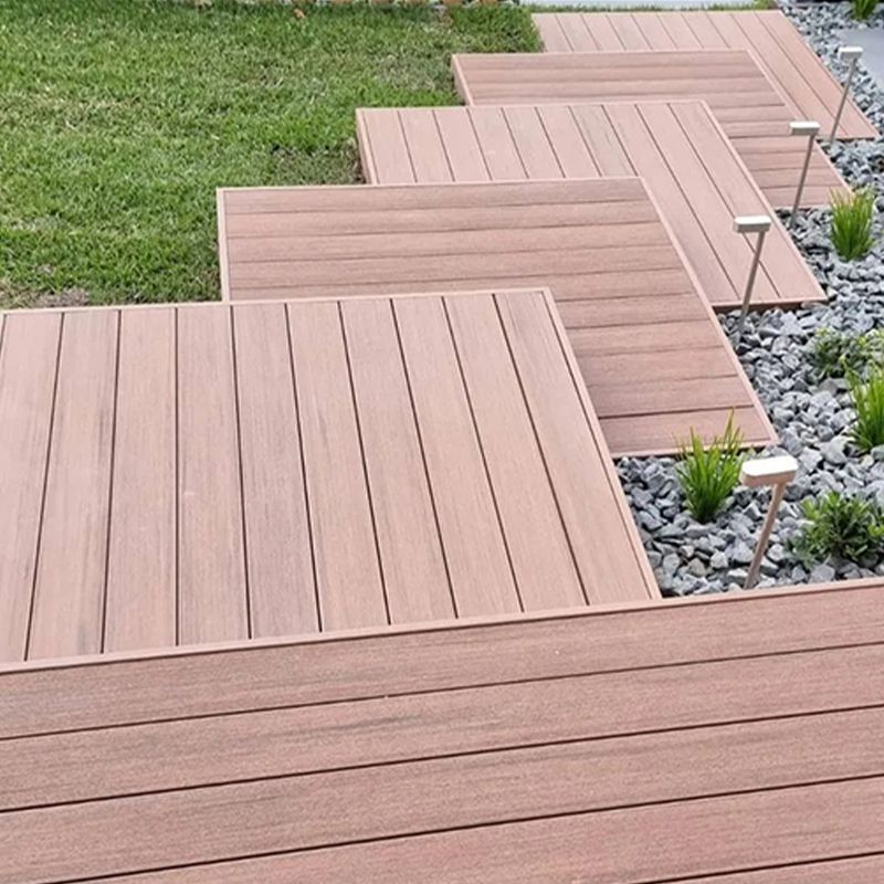 Contemporary Water Resistant Floor Tile Smooth Click Lock Engineered Wood for Patio Garden Clearhalo 'Flooring 'Hardwood Flooring' 'hardwood_flooring' 'Home Improvement' 'home_improvement' 'home_improvement_hardwood_flooring' Walls and Ceiling' 1200x1200_f87567f4-1a7d-4abd-8558-edc83bd37215