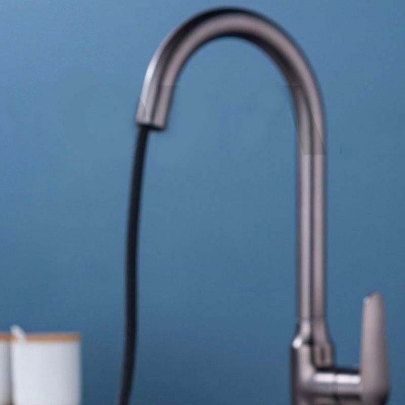 Modern 1-Handle Faucet with Pull out Sprayer with Water Dispenser Copper Faucet Clearhalo 'Home Improvement' 'home_improvement' 'home_improvement_kitchen_faucets' 'Kitchen Faucets' 'Kitchen Remodel & Kitchen Fixtures' 'Kitchen Sinks & Faucet Components' 'kitchen_faucets' 1200x1200_f88650c6-865e-4bb6-9591-f8d31d2be2f5