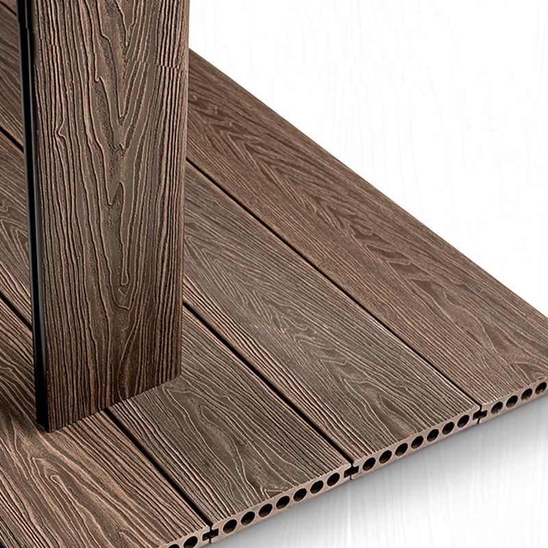 Contemporary Hardwood Deck Tiles Wire brushed Nail Tile Flooring Clearhalo 'Flooring 'Hardwood Flooring' 'hardwood_flooring' 'Home Improvement' 'home_improvement' 'home_improvement_hardwood_flooring' Walls and Ceiling' 1200x1200_f8a4a2da-2a39-43d5-a31c-16542bd17253