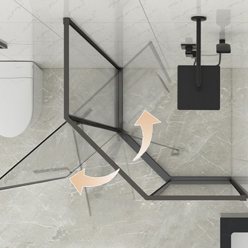 Tempered Framed Shower Bath Door Clear Scratch Resistant Shower Doors Clearhalo 'Bathroom Remodel & Bathroom Fixtures' 'Home Improvement' 'home_improvement' 'home_improvement_shower_tub_doors' 'Shower and Tub Doors' 'shower_tub_doors' 'Showers & Bathtubs' 1200x1200_f8b8714e-3aee-42fd-bd1a-21b239d94bcb