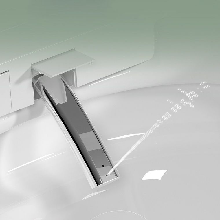 Modern Flush Toilet One Piece Toilet Floor Mounted ABS Siphon Jet Urine Toilet Clearhalo 'Bathroom Remodel & Bathroom Fixtures' 'Home Improvement' 'home_improvement' 'home_improvement_toilets' 'Toilets & Bidets' 'Toilets' 1200x1200_f8d95958-d438-4304-8ce2-388d2f697f77