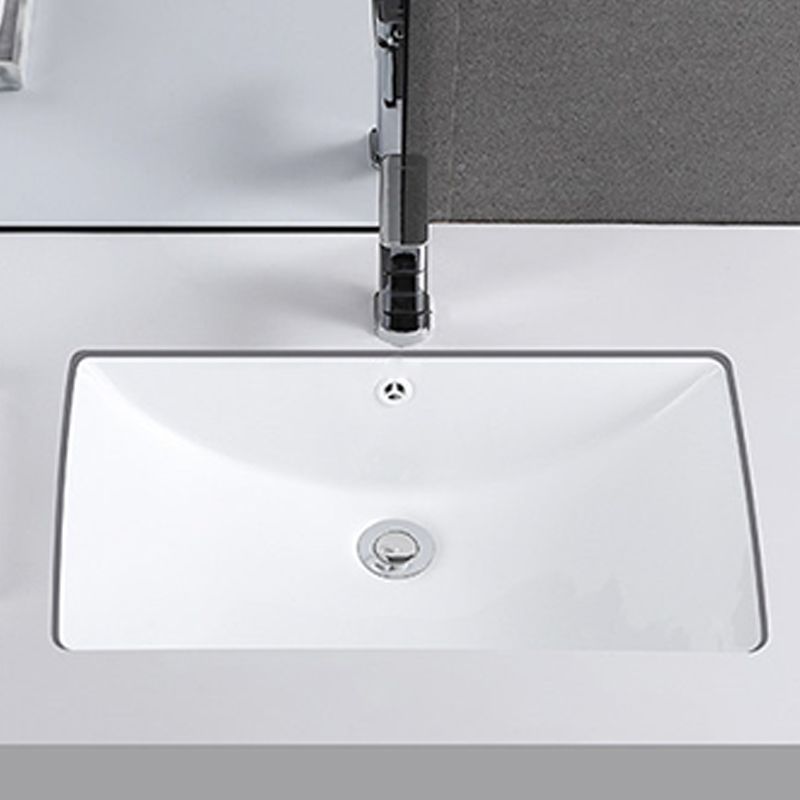 Traditional Undermount Vanity Sink Rectangular Porcelain with Pop-Up Drain Basin Sink Clearhalo 'Bathroom Remodel & Bathroom Fixtures' 'Bathroom Sinks & Faucet Components' 'Bathroom Sinks' 'bathroom_sink' 'Home Improvement' 'home_improvement' 'home_improvement_bathroom_sink' 1200x1200_f8ea72c4-87f7-407c-b9f7-ee15889e1191