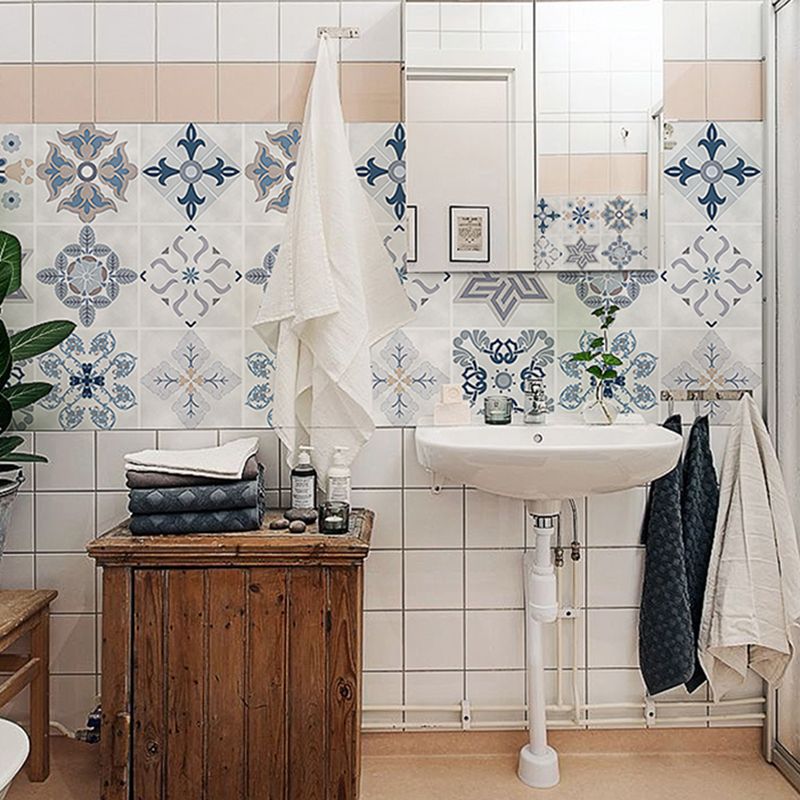 Kitchen Wall Tile Peel and Stick Floral Print Stick Wallpaper Clearhalo 'Flooring 'Home Improvement' 'home_improvement' 'home_improvement_peel_stick_blacksplash' 'Peel & Stick Backsplash Tile' 'peel_stick_blacksplash' 'Walls & Ceilings' Walls and Ceiling' 1200x1200_f8fad02a-da27-485c-87b2-d9f49b44595a