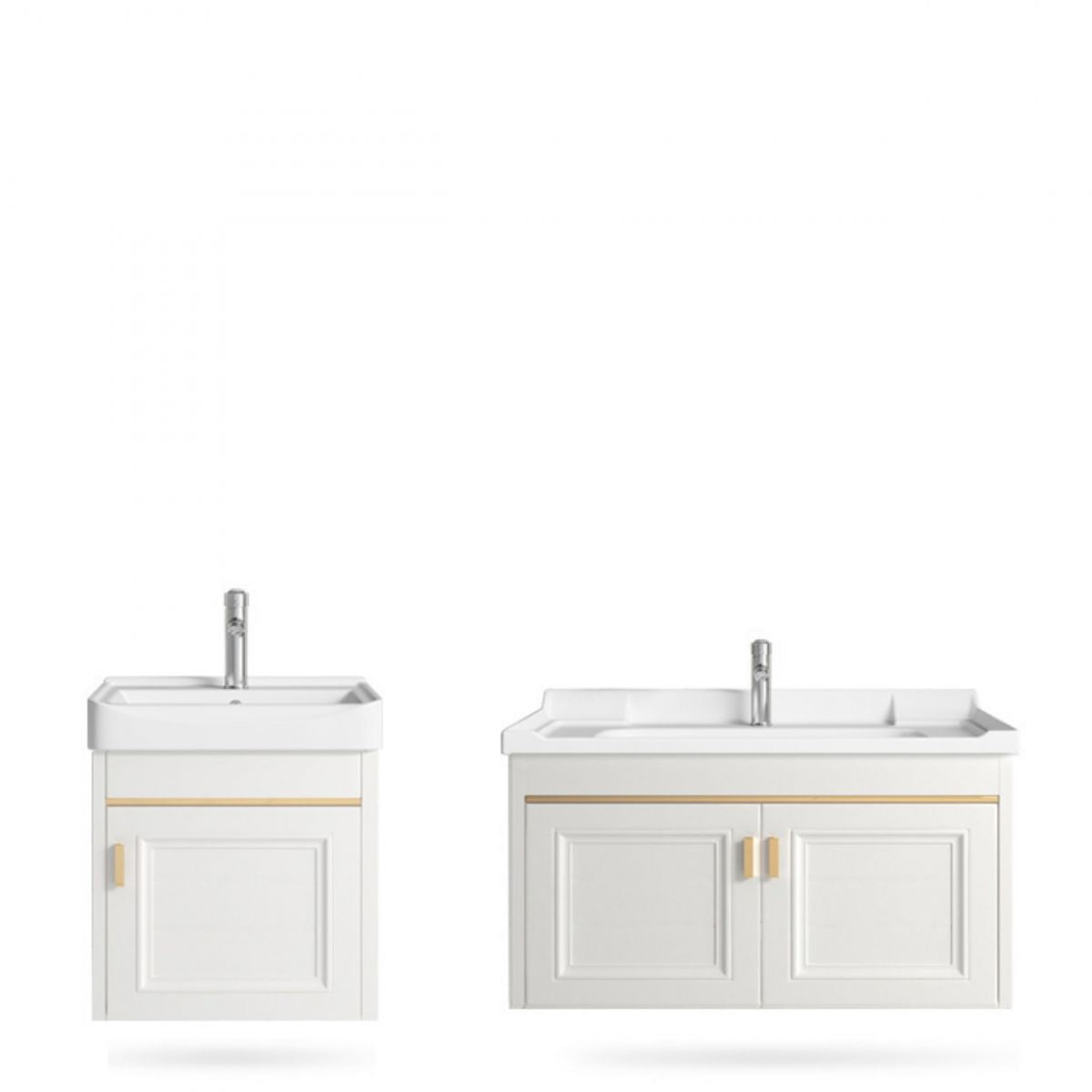 Glam White Sink Vanity Wooden Single Sink Vanity Set for Bathroom Clearhalo 'Bathroom Remodel & Bathroom Fixtures' 'Bathroom Vanities' 'bathroom_vanities' 'Home Improvement' 'home_improvement' 'home_improvement_bathroom_vanities' 1200x1200_f932b55a-0587-4c93-8c62-82529b3b4c05
