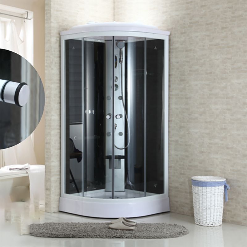 White Framed Rectangle Shower Stall Clear Tempered Glass Shower Stall Clearhalo 'Bathroom Remodel & Bathroom Fixtures' 'Home Improvement' 'home_improvement' 'home_improvement_shower_stalls_enclosures' 'Shower Stalls & Enclosures' 'shower_stalls_enclosures' 'Showers & Bathtubs' 1200x1200_f944dad7-d764-440e-b30c-61d255468f97