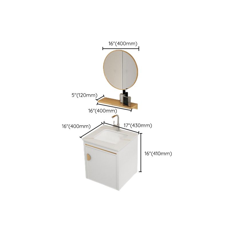 Gorgeous Sink Cabinet Free-standing Standard Space Saver Vanity with Mirror Clearhalo 'Bathroom Remodel & Bathroom Fixtures' 'Bathroom Vanities' 'bathroom_vanities' 'Home Improvement' 'home_improvement' 'home_improvement_bathroom_vanities' 1200x1200_f96ba7bd-be4d-4143-a907-8fa855601823