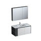 Trendy Bathroom Vanity Set 2 Doors Wall Mount Open Shelf Faucet Included Clearhalo 'Bathroom Remodel & Bathroom Fixtures' 'Bathroom Vanities' 'bathroom_vanities' 'Home Improvement' 'home_improvement' 'home_improvement_bathroom_vanities' 1200x1200_f976502f-90e9-46ab-9018-f741a23b89d1
