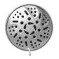 Round Fixed Shower Head Adjustable Spray Pattern Wall-Mount Showerhead Clearhalo 'Bathroom Remodel & Bathroom Fixtures' 'Home Improvement' 'home_improvement' 'home_improvement_shower_heads' 'Shower Heads' 'shower_heads' 'Showers & Bathtubs Plumbing' 'Showers & Bathtubs' 1200x1200_f9b12f78-bfe9-4d27-9804-f1dc02927388