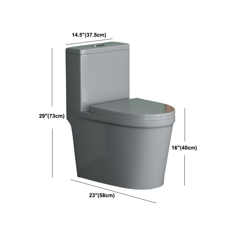Traditional Flush Toilet Siphon Jet One-Piece Toilet with Slow Close Seat Clearhalo 'Bathroom Remodel & Bathroom Fixtures' 'Home Improvement' 'home_improvement' 'home_improvement_toilets' 'Toilets & Bidets' 'Toilets' 1200x1200_f9bf101a-7134-42bc-ac72-671058fa61f5