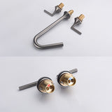 13 Inches Swivel Widespread Bathroom Faucet with Drain 2-Handle Bathroom Sink Faucet Clearhalo 'Bathroom Remodel & Bathroom Fixtures' 'Bathroom Sink Faucets' 'Bathroom Sinks & Faucet Components' 'bathroom_sink_faucets' 'Home Improvement' 'home_improvement' 'home_improvement_bathroom_sink_faucets' 1200x1200_f9c3015a-22bc-489d-8630-4700ea9da7ea