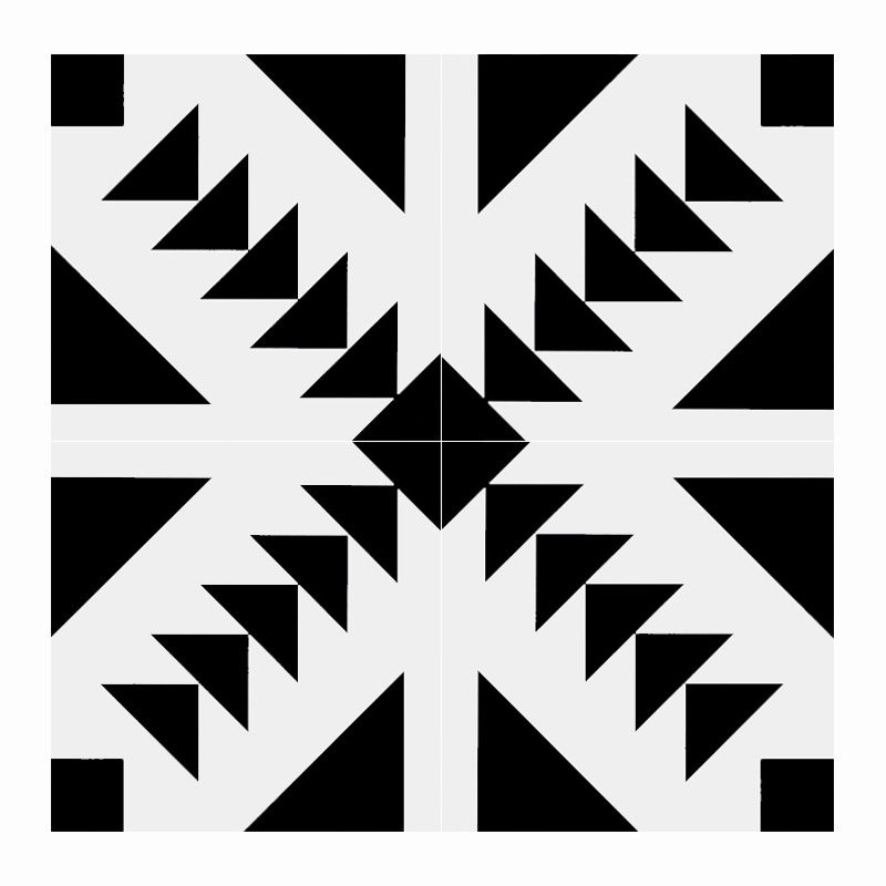 Ceramic Floor and Wall Tile Modern Patterned Singular Tile with Slip Resistant Clearhalo 'Floor Tiles & Wall Tiles' 'floor_tiles_wall_tiles' 'Flooring 'Home Improvement' 'home_improvement' 'home_improvement_floor_tiles_wall_tiles' Walls and Ceiling' 1200x1200_f9f85311-6e1b-476f-9867-4b24f781b975