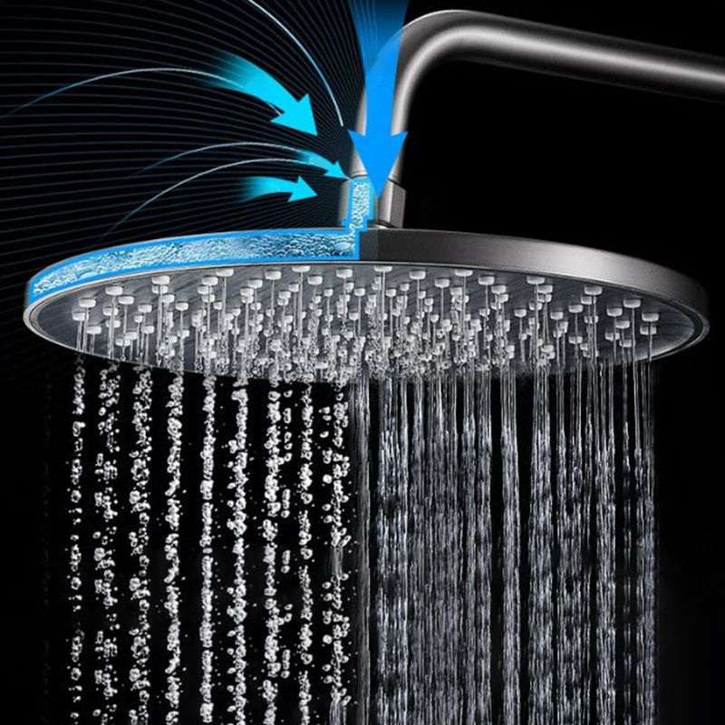 Modern Bathroom Standard Shower Head Rain Fall Square Ceiling Mounted Shower Head Clearhalo 'Bathroom Remodel & Bathroom Fixtures' 'Home Improvement' 'home_improvement' 'home_improvement_shower_heads' 'Shower Heads' 'shower_heads' 'Showers & Bathtubs Plumbing' 'Showers & Bathtubs' 1200x1200_fa149866-5b74-4f93-9c1f-3c97c0845db8