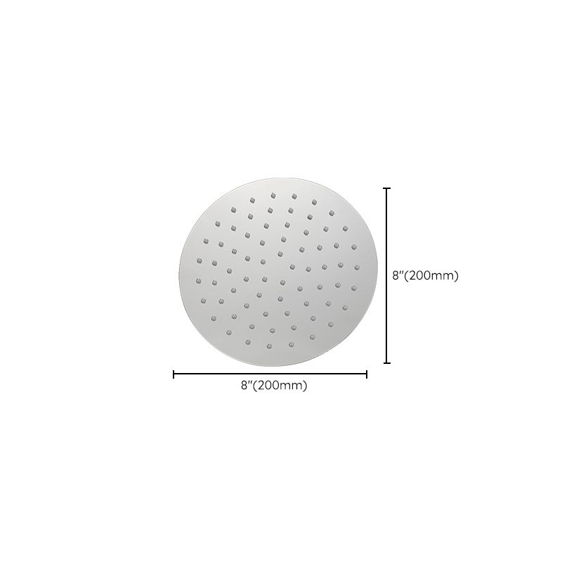 Fixed Large Shower Head Standard Spray Pattern Large Shower Head Clearhalo 'Bathroom Remodel & Bathroom Fixtures' 'Home Improvement' 'home_improvement' 'home_improvement_shower_heads' 'Shower Heads' 'shower_heads' 'Showers & Bathtubs Plumbing' 'Showers & Bathtubs' 1200x1200_fa269bc3-4d5d-4b46-90dc-944c5fc49ebb