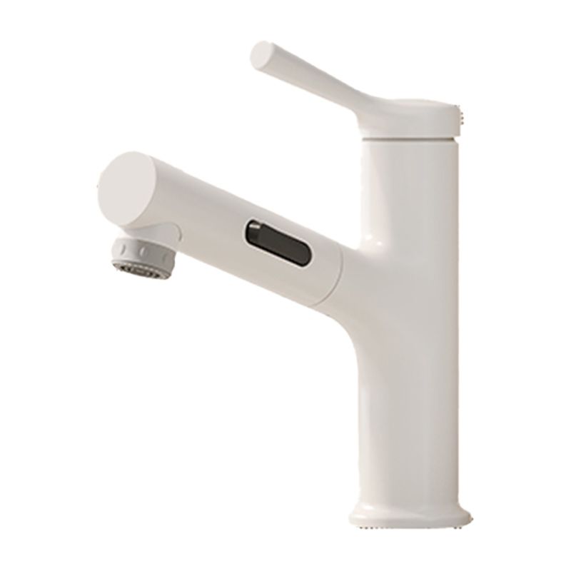 Vessel Sink Bathroom Faucet Lever Handle Low Arc with Pull down Sprayer Clearhalo 'Bathroom Remodel & Bathroom Fixtures' 'Bathroom Sink Faucets' 'Bathroom Sinks & Faucet Components' 'bathroom_sink_faucets' 'Casa' 'Home Improvement' 'home_improvement' 'home_improvement_bathroom_sink_faucets' 1200x1200_fa3abb04-35e2-4118-9748-19aa73cd4d82