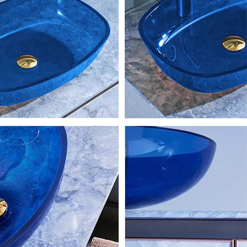 Modern Vessel Sink Oval Glass with Pop-Up Drain and Faucet Vessel Bathroom Sink Clearhalo 'Bathroom Remodel & Bathroom Fixtures' 'Bathroom Sinks & Faucet Components' 'Bathroom Sinks' 'bathroom_sink' 'Home Improvement' 'home_improvement' 'home_improvement_bathroom_sink' 1200x1200_fa44e1d3-6f7d-4d16-8067-4d13cc50783f