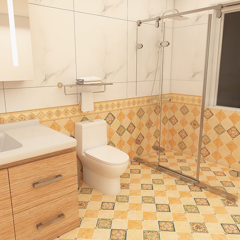 Modern Peel and Stick Tiles Mosaic Tile Peel and Stick Backsplash for Bathroom Clearhalo 'Flooring 'Home Improvement' 'home_improvement' 'home_improvement_peel_stick_blacksplash' 'Peel & Stick Backsplash Tile' 'peel_stick_blacksplash' 'Walls & Ceilings' Walls and Ceiling' 1200x1200_fa49fcad-357d-4a4f-8125-75786eeffb12