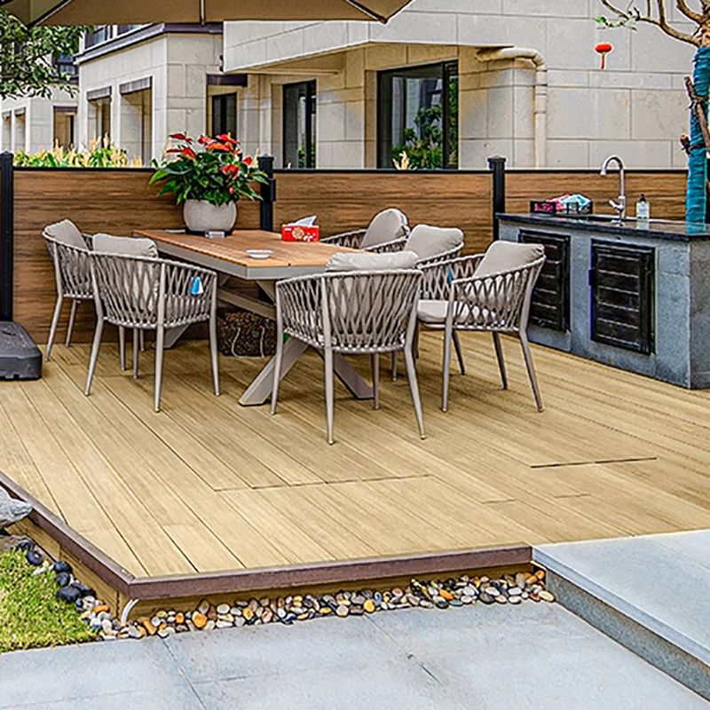 Wire brushed Hardwood Deck Tiles Contemporary Wood Flooring Tiles Clearhalo 'Flooring 'Hardwood Flooring' 'hardwood_flooring' 'Home Improvement' 'home_improvement' 'home_improvement_hardwood_flooring' Walls and Ceiling' 1200x1200_fa5679eb-5e6f-4feb-ab1c-ef20e8a87147