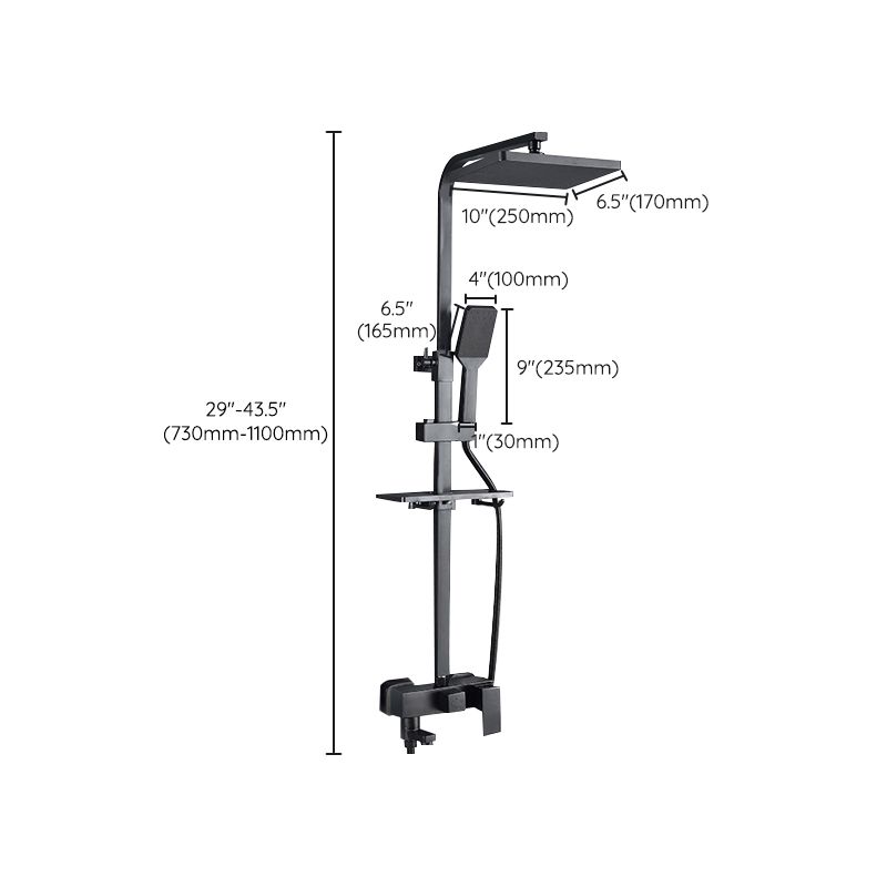 Black Shower Set Full Constant Temperature Copper Bathroom Lift Bath Booster Shower Head Clearhalo 'Bathroom Remodel & Bathroom Fixtures' 'Home Improvement' 'home_improvement' 'home_improvement_shower_faucets' 'Shower Faucets & Systems' 'shower_faucets' 'Showers & Bathtubs Plumbing' 'Showers & Bathtubs' 1200x1200_fa71af32-afdd-4d01-8891-60ff87b1d70d