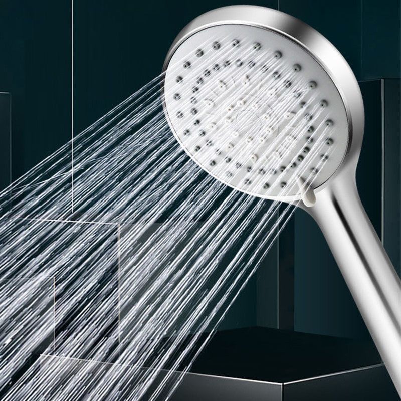 Modern Adjustable Hand Shower Chrome Round Handheld Shower Head Clearhalo 'Bathroom Remodel & Bathroom Fixtures' 'Home Improvement' 'home_improvement' 'home_improvement_shower_heads' 'Shower Heads' 'shower_heads' 'Showers & Bathtubs Plumbing' 'Showers & Bathtubs' 1200x1200_fa7dd7ba-4fe7-4914-bab3-22c8bfe4dbed