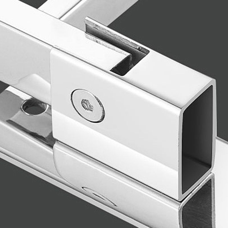 Modern Bathroom Set Stainless Steel Bath Shelf Paper Holder Bathroom Accessory Kit Clearhalo 'Bathroom Hardware Sets' 'Bathroom Hardware' 'Bathroom Remodel & Bathroom Fixtures' 'bathroom_hardware_sets' 'Home Improvement' 'home_improvement' 'home_improvement_bathroom_hardware_sets' 1200x1200_fa861618-ffaa-47e5-885d-6fece51c355a