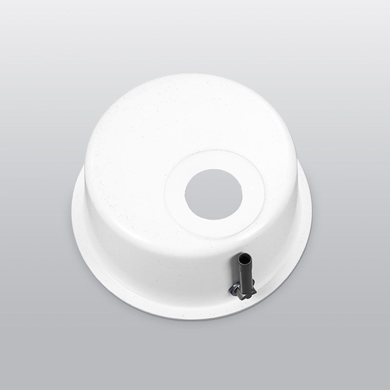 Quartz Kitchen Bar Sink Modern Round Shape Kitchen Bar Sink with Drain Assembly Clearhalo 'Home Improvement' 'home_improvement' 'home_improvement_kitchen_sinks' 'Kitchen Remodel & Kitchen Fixtures' 'Kitchen Sinks & Faucet Components' 'Kitchen Sinks' 'kitchen_sinks' 1200x1200_fa93ae3e-bce5-4459-b90c-864220ed7a67