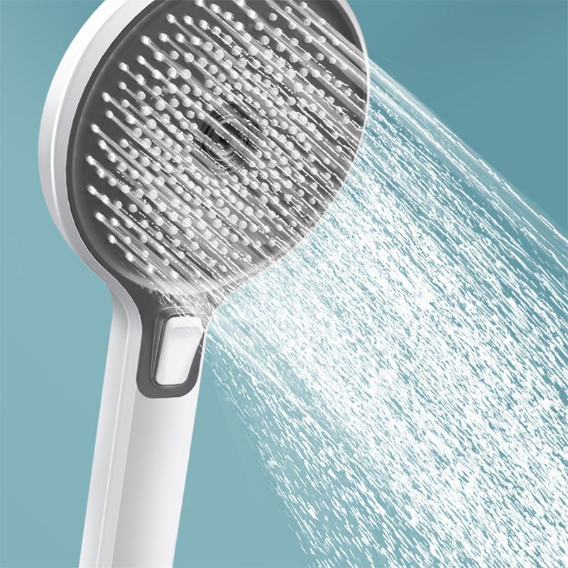 Contemporary Shower Head Color Block Square and Round Handheld Shower Head Clearhalo 'Bathroom Remodel & Bathroom Fixtures' 'Home Improvement' 'home_improvement' 'home_improvement_shower_heads' 'Shower Heads' 'shower_heads' 'Showers & Bathtubs Plumbing' 'Showers & Bathtubs' 1200x1200_fa9505f2-2e75-4b58-9aeb-c5c109dd818e