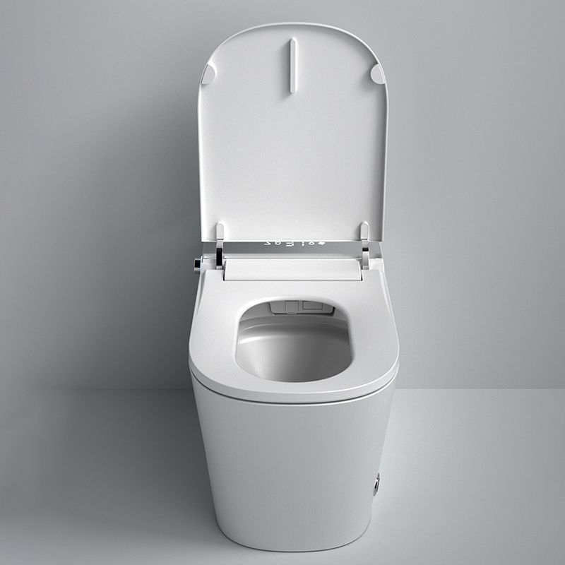 Ceramic Elongated Floor Mount Bidet in White with Heated Seat Clearhalo 'Bathroom Remodel & Bathroom Fixtures' 'Bidets' 'Home Improvement' 'home_improvement' 'home_improvement_bidets' 'Toilets & Bidets' 1200x1200_fa9b5a9b-61aa-4874-9c4e-520e3d7ee557