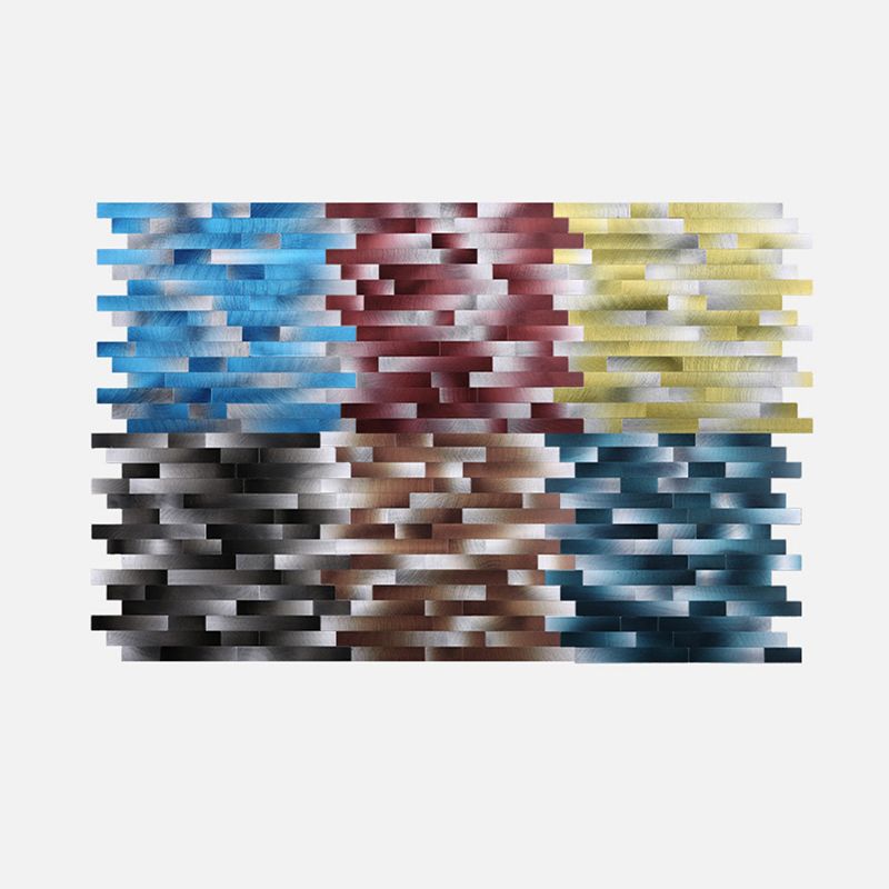 Waterproof Peel & Stick Subway Tile Square Shape Subway Tile Wallpaper Clearhalo 'Flooring 'Home Improvement' 'home_improvement' 'home_improvement_peel_stick_blacksplash' 'Peel & Stick Backsplash Tile' 'peel_stick_blacksplash' 'Walls & Ceilings' Walls and Ceiling' 1200x1200_fa9ba0e6-7a67-4188-be14-73c573116d4e