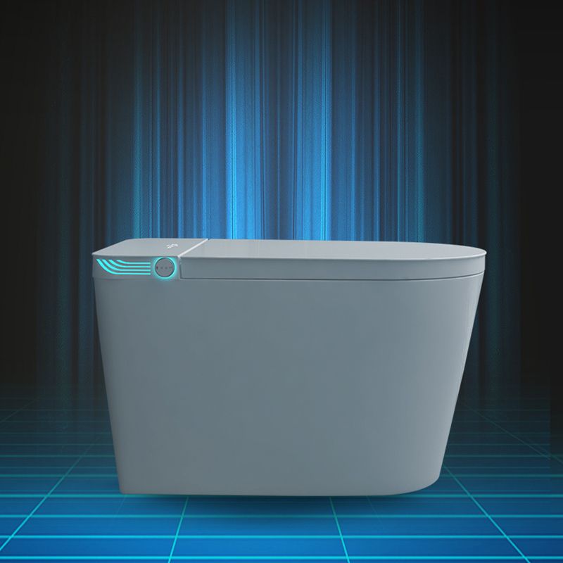 Electric Heated Smart Toilet Bidet Seat in Cotton White of 16.1" W Clearhalo 'Bathroom Remodel & Bathroom Fixtures' 'Bidets' 'Home Improvement' 'home_improvement' 'home_improvement_bidets' 'Toilets & Bidets' 1200x1200_faa54f76-ad87-4370-a766-86bebc7f0167