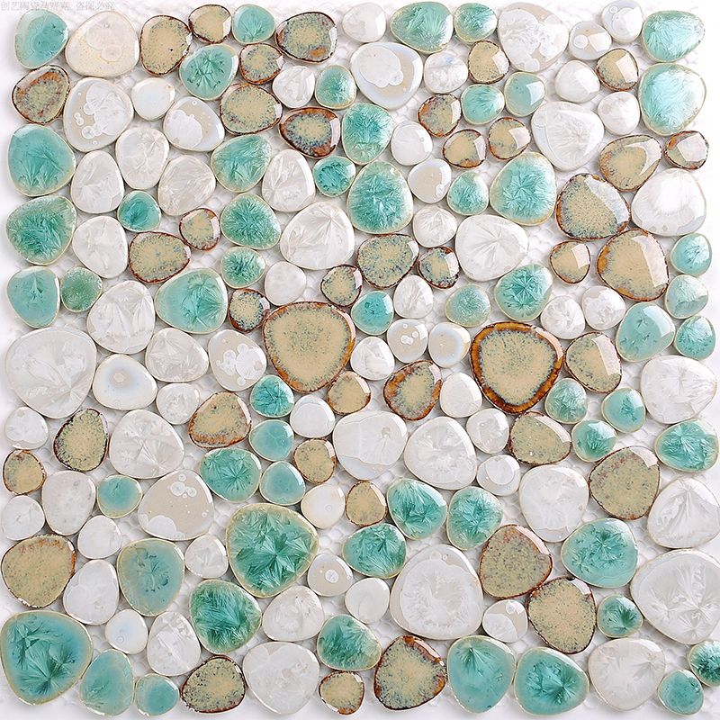 Square Flowerbed Tile Straight Edge Pebbles Design Singular Flowerbed Tile Clearhalo 'Floor Tiles & Wall Tiles' 'floor_tiles_wall_tiles' 'Flooring 'Home Improvement' 'home_improvement' 'home_improvement_floor_tiles_wall_tiles' Walls and Ceiling' 1200x1200_fab23686-6c04-45e4-ba85-9a5d5bb1f5db