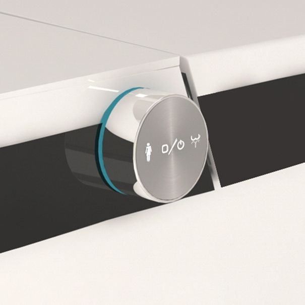 Contemporary White Elongated Water Pressure Control Dryer Floor Mount Bidet Clearhalo 'Bathroom Remodel & Bathroom Fixtures' 'Bidets' 'Home Improvement' 'home_improvement' 'home_improvement_bidets' 'Toilets & Bidets' 1200x1200_fab8cad5-387e-4207-99ee-9564239ef585