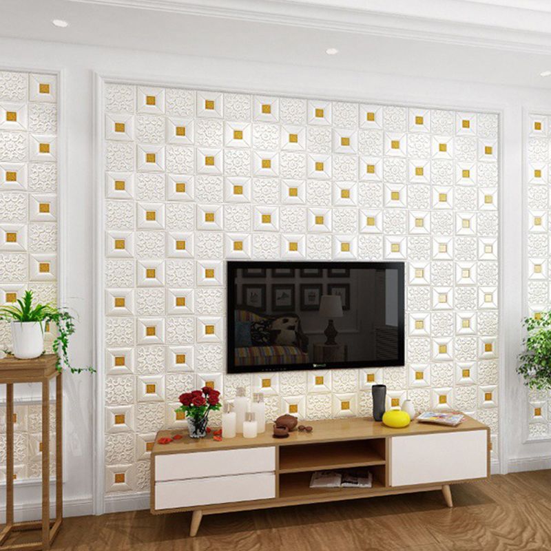 Modern Wall Paneling Foam 3D Embossed Peel and Stick Wall Panel Clearhalo 'Flooring 'Home Improvement' 'home_improvement' 'home_improvement_wall_paneling' 'Wall Paneling' 'wall_paneling' 'Walls & Ceilings' Walls and Ceiling' 1200x1200_fabf168a-22c7-4244-b9fb-ca499aa464f5