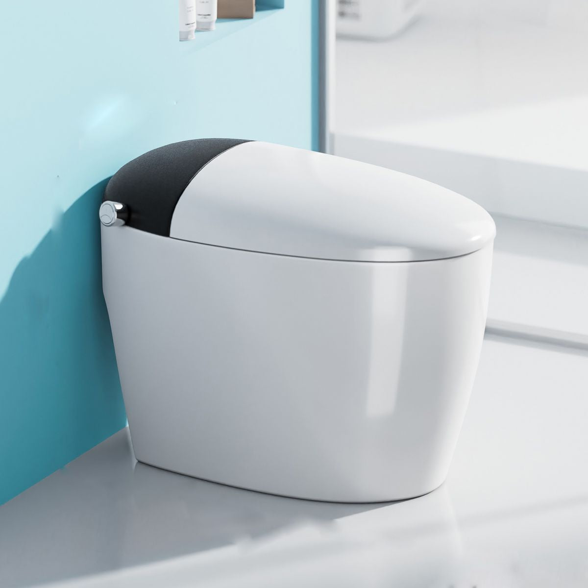 Modern Concealed Tank Urine Toilet One Piece Floor Mount Toilet Bowl with Seat Clearhalo 'Bathroom Remodel & Bathroom Fixtures' 'Home Improvement' 'home_improvement' 'home_improvement_toilets' 'Toilets & Bidets' 'Toilets' 1200x1200_fac3717f-d2ce-4db4-98fc-2e484f08b956