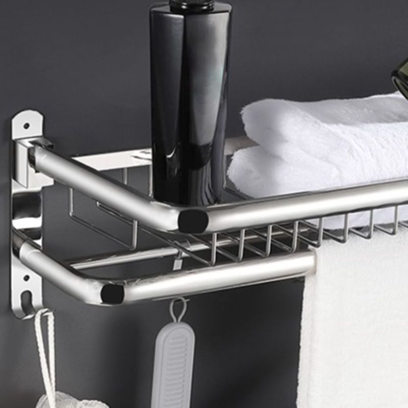 Modern Bathroom Accessory Set Bath Shelf Towel Bar Bathroom Hardware Clearhalo 'Bathroom Hardware Sets' 'Bathroom Hardware' 'Bathroom Remodel & Bathroom Fixtures' 'bathroom_hardware_sets' 'Home Improvement' 'home_improvement' 'home_improvement_bathroom_hardware_sets' 1200x1200_face9ac6-b566-46cf-9050-3f625abde47b