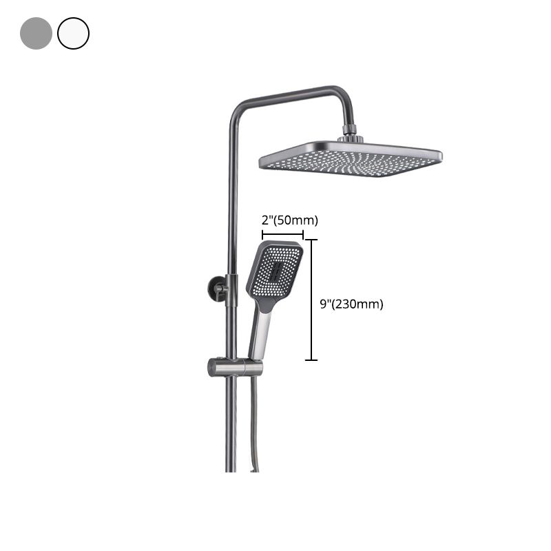 Modern Shower System Brass Temperature Control Wall Mounted Shower Head Combo Clearhalo 'Bathroom Remodel & Bathroom Fixtures' 'Home Improvement' 'home_improvement' 'home_improvement_shower_faucets' 'Shower Faucets & Systems' 'shower_faucets' 'Showers & Bathtubs Plumbing' 'Showers & Bathtubs' 1200x1200_fad70dc8-478d-4017-a36c-7667d30dbfb4