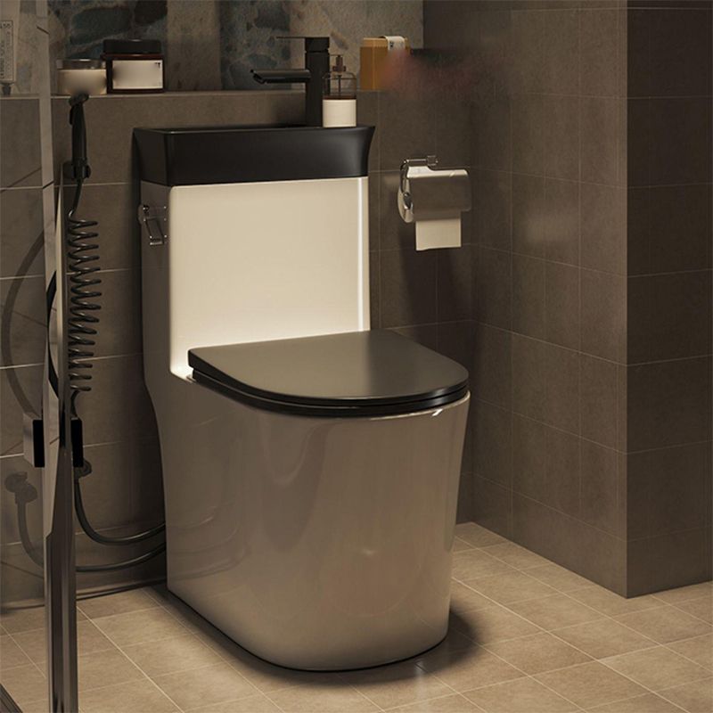 Contemporary Ceramic Flush Toilet Slow Close Seat Included Urine Toilet for Bathroom Clearhalo 'Bathroom Remodel & Bathroom Fixtures' 'Home Improvement' 'home_improvement' 'home_improvement_toilets' 'Toilets & Bidets' 'Toilets' 1200x1200_fadf48dc-3438-436f-9413-8aa935d33332