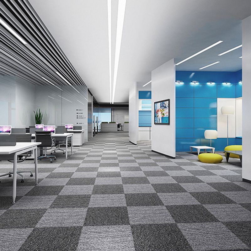 Modern Carpet Tiles Level Loop Fade Resistant Glue Down Carpet Tile Clearhalo 'Carpet Tiles & Carpet Squares' 'carpet_tiles_carpet_squares' 'Flooring 'Home Improvement' 'home_improvement' 'home_improvement_carpet_tiles_carpet_squares' Walls and Ceiling' 1200x1200_faf06c11-8c93-4c06-84e7-889763caef8f