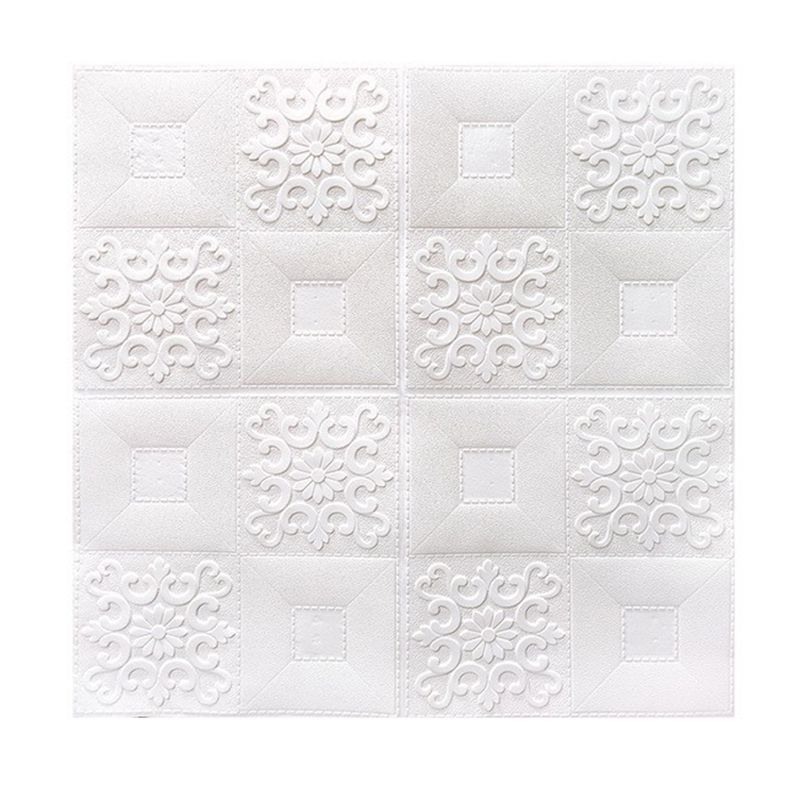 Modern Wall Paneling Foam 3D Embossed Peel and Stick Wall Panel Clearhalo 'Flooring 'Home Improvement' 'home_improvement' 'home_improvement_wall_paneling' 'Wall Paneling' 'wall_paneling' 'Walls & Ceilings' Walls and Ceiling' 1200x1200_fb4576fc-0bdc-4ace-9bb5-648908fc63ca